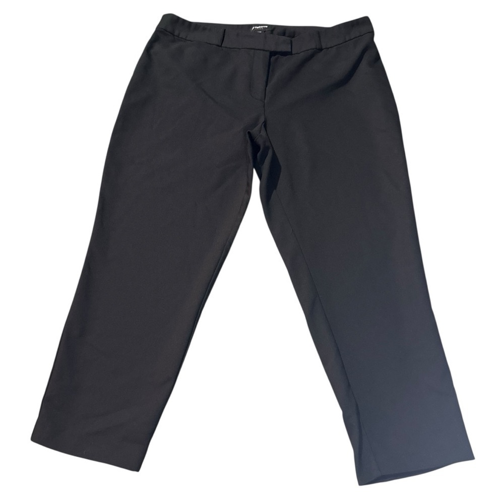 Liz Claiborne Size 16 Black Dress Pants Straight Leg Plus Size Workwear Business
